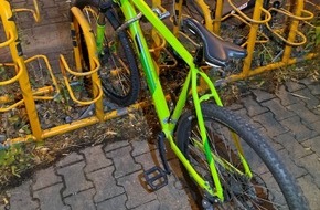 Landespolizeiinspektion Erfurt: LPI-EF: Fahrradeigentümer gesucht