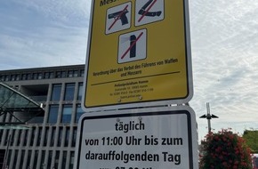 Polizeipräsidium Hamm: POL-HAM: Zweite Waffen- und Messerverbotszone in Hamm tritt in Kraft
