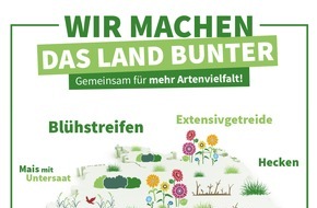 Deutscher Bauernverband (DBV): Bauern machen Artenschutz - Rukwied: Über 200.000 Kilometer Blühstreifen in Deutschland