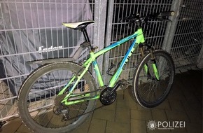 Polizeipräsidium Westpfalz: POL-PPWP: Fahrrad gefunden - Eigentümer gesucht!