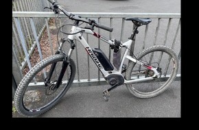 Polizeipräsidium Nordhessen - Kassel: POL-KS: Folgemeldung: Polizei sucht mit Foto den Eigentümer eines mutmaßlich gestohlenen E-Bikes