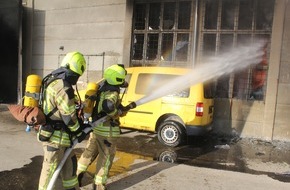 Kreisfeuerwehrverband Landkreis Leipzig: FW LK Leipzig: Großsbrand in Markranstädt