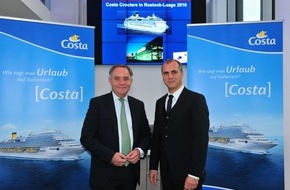 Costa Kreuzfahrten: Costa Crociere und Flughafen Rostock setzen erfolgreiches Pionierprojekt fort: Charter-Programm für Costa Kreuzfahrtgäste wird 2016 erweitert