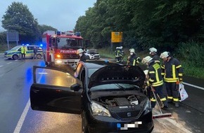Feuerwehr Schermbeck: FW-Schermbeck: Verkehrsunfall auf der Bundesstraße 58 (B58)