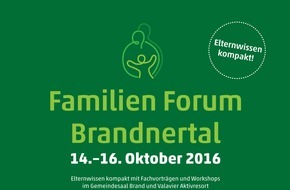 Alpenregion Bludenz Tourismus GmbH: Familien Forum Brandnertal: 14.-16. Oktober 2016 - BILD