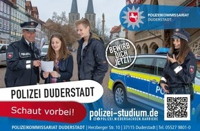Polizeiinspektion Göttingen: POL-GÖ: (469/2022) "Tag der Bewerber" bei der Polizei Duderstadt - angehende Polizeianwärter erhalten spannende Einblicke in den Polizeiberuf