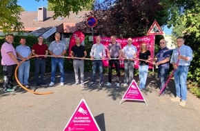 Deutsche Telekom AG: Kirchheim unter Teck: Spatenstich f&uuml;r weiteren Glasfaserausbau