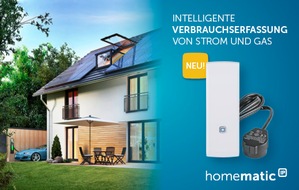 eQ-3 AG: Energieverbrauch überwachen leicht gemacht: die neuen Homematic IP Schnittstellen für Strom- und Gaszähler