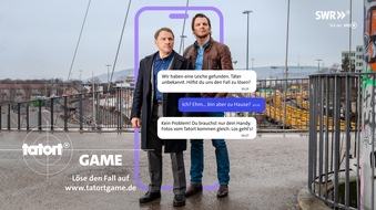 SWR - Das Erste: Selbst ermitteln mit Lannert und Bootz: SWR startet Tatort-Game