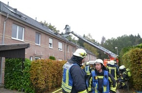 Kreisfeuerwehrverband Pinneberg: FW-PI: Wedel: Dachstuhlbrand eines Reihenhauses