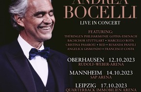 Global Event & Entertainment GmbH: ANDREA BOCELLI 2023