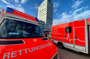 Feuerwehr Bochum: FW-BO: Brand in einem Hochhaus am Bochumer Hauptbahnhof
