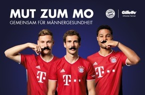 Gillette Deutschland: Gillette ist neuer Partner der Movember-Stiftung / Die gemeinsame Mission: #MutZumMo - um Männergesundheit zum Thema zu machen