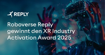 Reply Deutschland SE: Roboverse Reply gewinnt den XR Industry Activation Award 2025