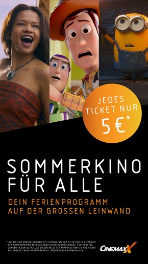 Aktionen, Angebote, Abenteuer: Sommerkino bei CinemaxX