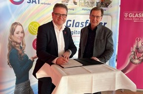 Deutsche Telekom AG: Glasfaser für Rügen: Erste Kooperation auf gefördertem Betreibermodell zwischen Telekom und Kabel + Sat