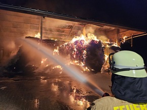 FW-KLE: Scheunenbrand in Keeken