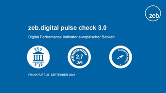 zeb consulting: zeb.digital pulse check 3.0: Banken müssen Kunden digital überzeugen