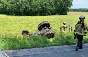 Freiwillige Feuerwehr Menden: FW Menden: LKW-Brand und Unfall sorgen für lange Staus