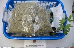 Polizei Rhein-Erft-Kreis: POL-REK: 1600 Gramm Marihuana und 400 Gramm Haschisch sichergestellt