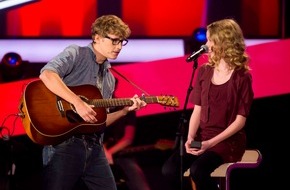 SAT.1: Jam-Session mit Tim Bendzko bei "The Voice Kids" in SAT.1 (BILD)