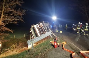 Feuerwehr Xanten: FW Xanten: Ausleuchten gemeinsam mit der Feuerwehr Kalkar