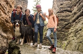 Constantin Film: FÜNF FREUNDE UND DAS TAL DER DINOSAURIER - Erste Fotos, Teaserplakat und Teaser online