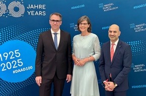 DAAD: Bundespräsident Steinmeier würdigt den Deutschen Akademischen Austauschdienst – Festakt zu 100 Jahren DAAD in Berlin