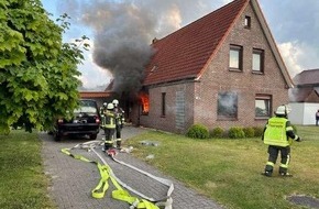 Polizeiinspektion Wilhelmshaven/Friesland: POL-WHV: Brand eines Einfamilienhauses