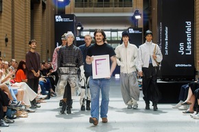 Jon Liesenfeld begeistert mit nachhaltigem Generationenkonzept: European Fashion Award und „Best Global Concept“-Auszeichnung für AMD-Absolventen