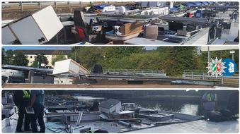 Polizei Duisburg: POL-DU: Obermeiderich: Br&uuml;ckenanfahrung auf dem Rhein-Herne-Kanal