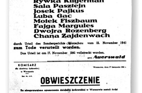 Polnisches Institut Düsseldorf: Oneg Schabbat / Das Untergrundarchiv des Warschauer Ghettos - Ringelblum-Archiv