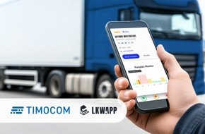 TIMOCOM GmbH: TIMOCOM investiert in Aparkado: Neuer Meilenstein für die Digitalisierung des Straßengüterverkehrs