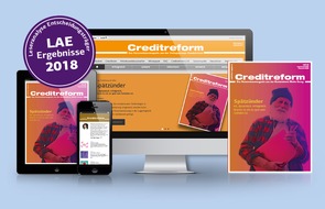 planet c GmbH: LAE 2018: Immer mehr Entscheider lesen das Creditreform-Magazin