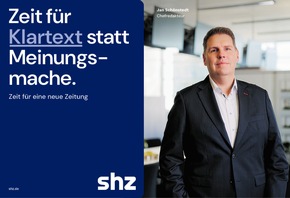 GROW agency/TryNoAgency kreiert Kampagne f&uuml;r noz und shz: &bdquo;Zeit f&uuml;r eine neue Zeitung&rdquo;