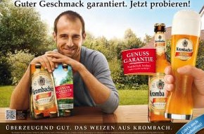 Krombacher Brauerei GmbH & Co.: Mit Genuss-Garantie / Krombacher Weizen geht mit großem Maßnahmenpaket in die Weizen-Saison (mit Bild)