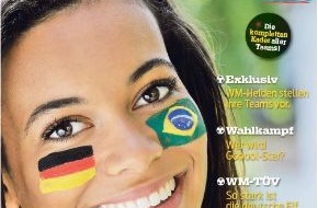 MADSACK Mediengruppe: 1,3 Millionen Auflage: Madsack veröffentlicht WM-Magazin "Gooool!" /
64 interaktive WM-Seiten mit Augmented Reality / Waldemar Hartmann, Felix Magath und Cacau als Kolumnisten