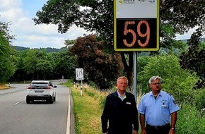 Kreispolizeibehörde Euskirchen: POL-EU: Erfolgreicher Einsatz der neuen Dialogdisplays - neuer Standort