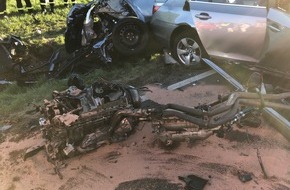 Polizeidirektion Wittlich: POL-PDWIL: Pressesofortmeldung nach schwerem Verkehrsunfall mit mehreren schwerstverletzten Personen