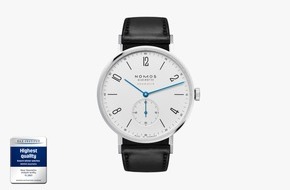 NOMOS Glashütte/SA Roland Schwertner KG: Label « Höchste Qualität » (« Qualité Supérieure ») décerné à NOMOS Glashütte