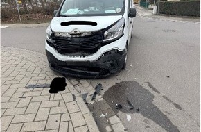 Polizeidirektion Landau: POL-PDLD: Vorfahrt missachtet - Eine Person leichtverletzt