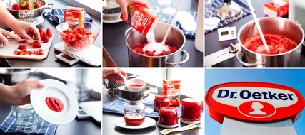 Endlich wieder Einmachzeit! / Schritt für Schritt mit Dr. Oetker Gelierzucker für Erdbeer Konfitüre (FOTO)