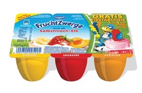Danone DACH: Eisgekühlter Spaß: Fußball-Eisstäbchen von FruchtZwerge (BILD)