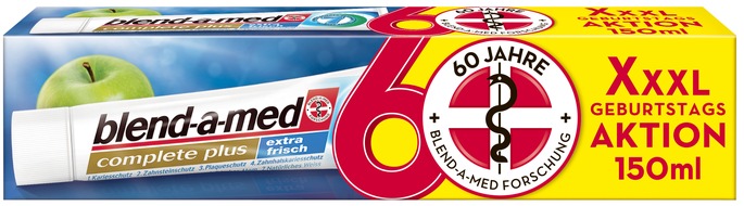 Procter & Gamble Germany GmbH & Co Operations oHG: 60 Jahre "auch morgen noch kraftvoll zubeissen" - blend-a-med feiert Jubiläum (mit Bild)