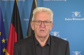Ministerpräsident Winfried Kretschmann: Die Corona-Krise darf nicht zum Sprengsatz für die EU werden