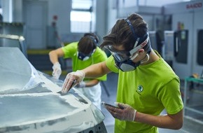 Skoda Auto Deutschland GmbH: Nach COVID-19-Zwangspause: Arbeit am siebten SKODA Azubi Car nimmt wieder Fahrt auf