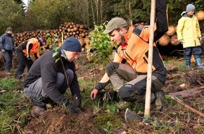 Bergwaldprojekt e.V.: Bergwaldprojekt feiert 35-jähriges Jubiläum: 150 Ehrenamtliche pflanzen 3.500 Bäume in Braunlage / Umweltminister Christian Meyer beteiligt sich