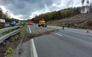 Feuerwehr Gevelsberg: FW-EN: Verkehrsunfall auf der BAB1