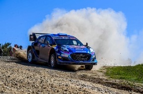 Ford-Werke GmbH: Ott Tänak/Martin Järveoja fahren mit dem Ford Puma Hybrid Rally1 in Chile den zweiten Saisonsieg ein