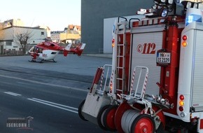 Feuerwehr Iserlohn: FW-MK: Erneuter Rettungshubschraubereinsatz in Iserlohn